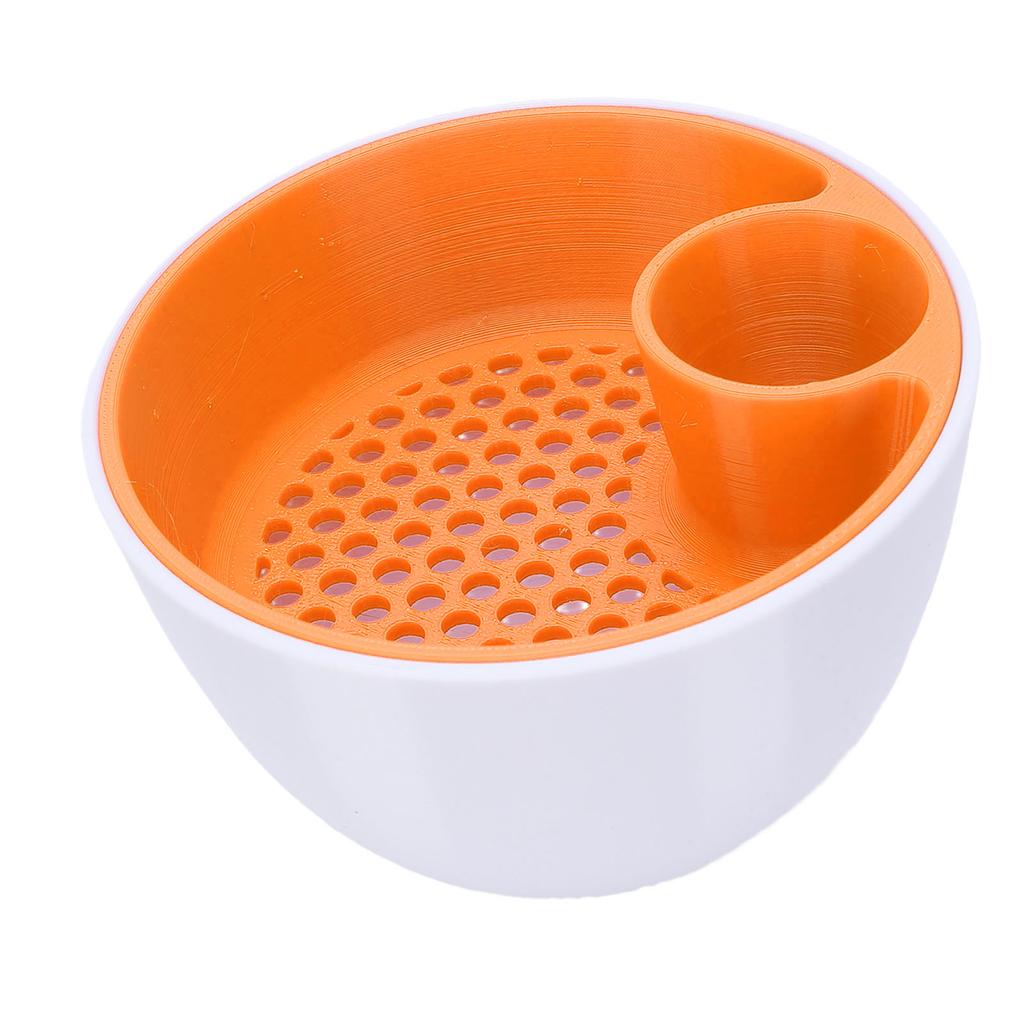 Dwukomorowa miska na pistacje z pojemnikiem na łupiny, drukowana 3D, 2 w 1, organizer na przekąski do serwowania orzechów, wbudowany kosz na śmieci