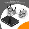 Table Vice Clamp 2-in-1 Portable Vise Non-Slip Precision Portable Press Heavy-Duty Quick-Release For Jewelry-Making Woodworking