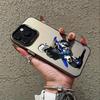 Fashionable and trendy motorcycle phone case for iPhone 17 16 15 14 13 12 11 Pro Max Plus XR anti-fall and shockproof rear cover