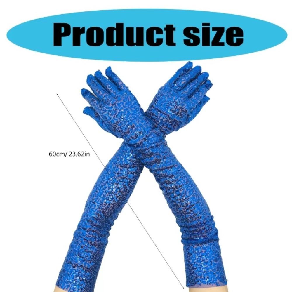 Party Dress Mittens Glittering Arm Sleeve New Dance Costume Gift