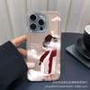 Hug couple for apple 15 mobile phone case iphone12promax transparent 14/13/11/XR airbag 16