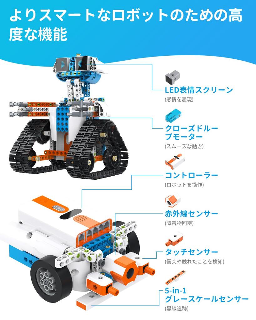 WhalesBot E7 Pro STEM Coding Robot Kit for Ages with Building Scratch Interactive Book 3D App Guide Best Educational Toy for Boys and Girls 12-in-1