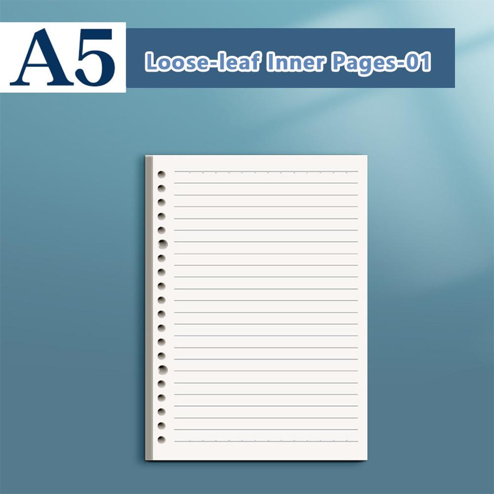 Detachable Binder Notepad Three Styles Inner Pages Writing Memo Pad Diary Book School Office