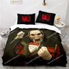 Horror Saw Movie Bedding Set 3D Duvet Cover Pillowcase Comforter Bedclothes Queen King Size Drop Shipping Duvet Cover Bed Set