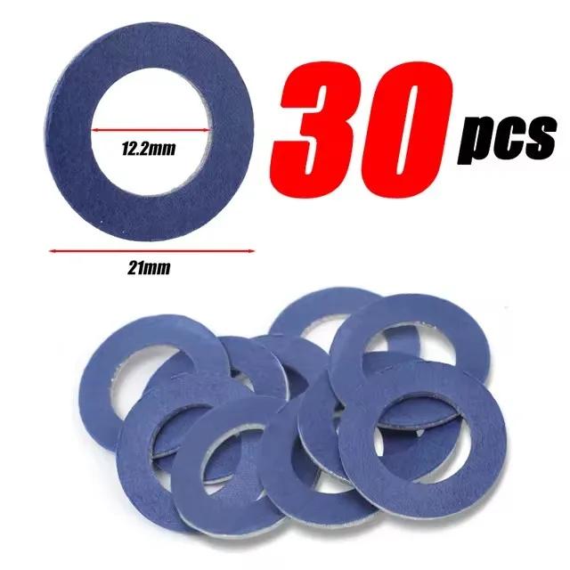 Car Oil Pan Drain Screw Gasket Engine Sump Oil Drain Bolt Seal Gasket 12mm Hole Nut Seal Ring for Toyota Lexus OE# 90430-12031
