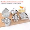 Stainless Steel Rice Ball Mold Household Food Grade Sushi Mold Children'S Complementary Food Diy Mold Sushi Tools