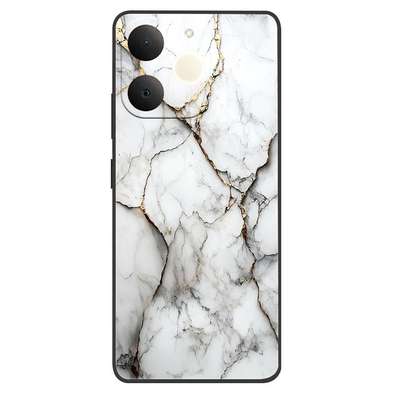 For Realme Note 70 4G Case Realme Note 70T 4G Marble Painted Soft Matte Silicone Back Cover For Realme Narzo 80 Lite Full Shell