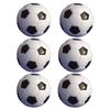 6 Pezzi 32mm Mini Palline da Calciobalilla in Plastica Nere + Bianche Giochi Accessori Giocattolo