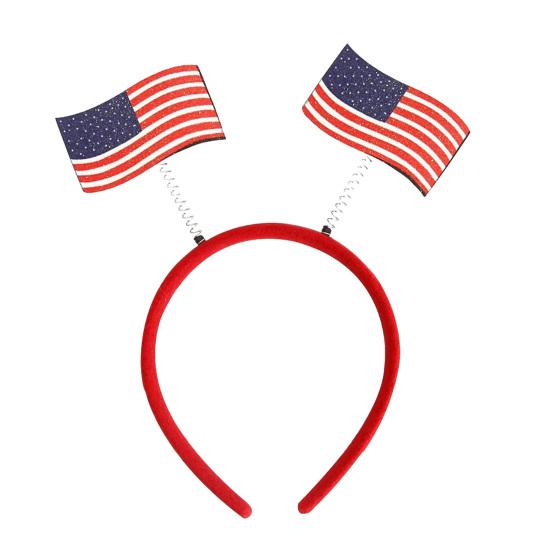 Football Headband for Women Men Soccer Cheering National Flag Hairband Game