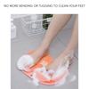 Shower Foot Scrubber Silicone Skid Resistance Shower Foot Massager Mat with Strong Suction Cups for Men Women