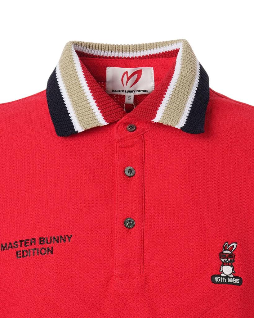 Master Bunny Short Sleeve Polo Shirt Golf 4 Men's (SWAGGY BUNNY) / / 758-5160303 100_Red [M]