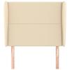 VidaXL Headboard with Ears Cream 93x23x118-128 Cm Fabric3117803
