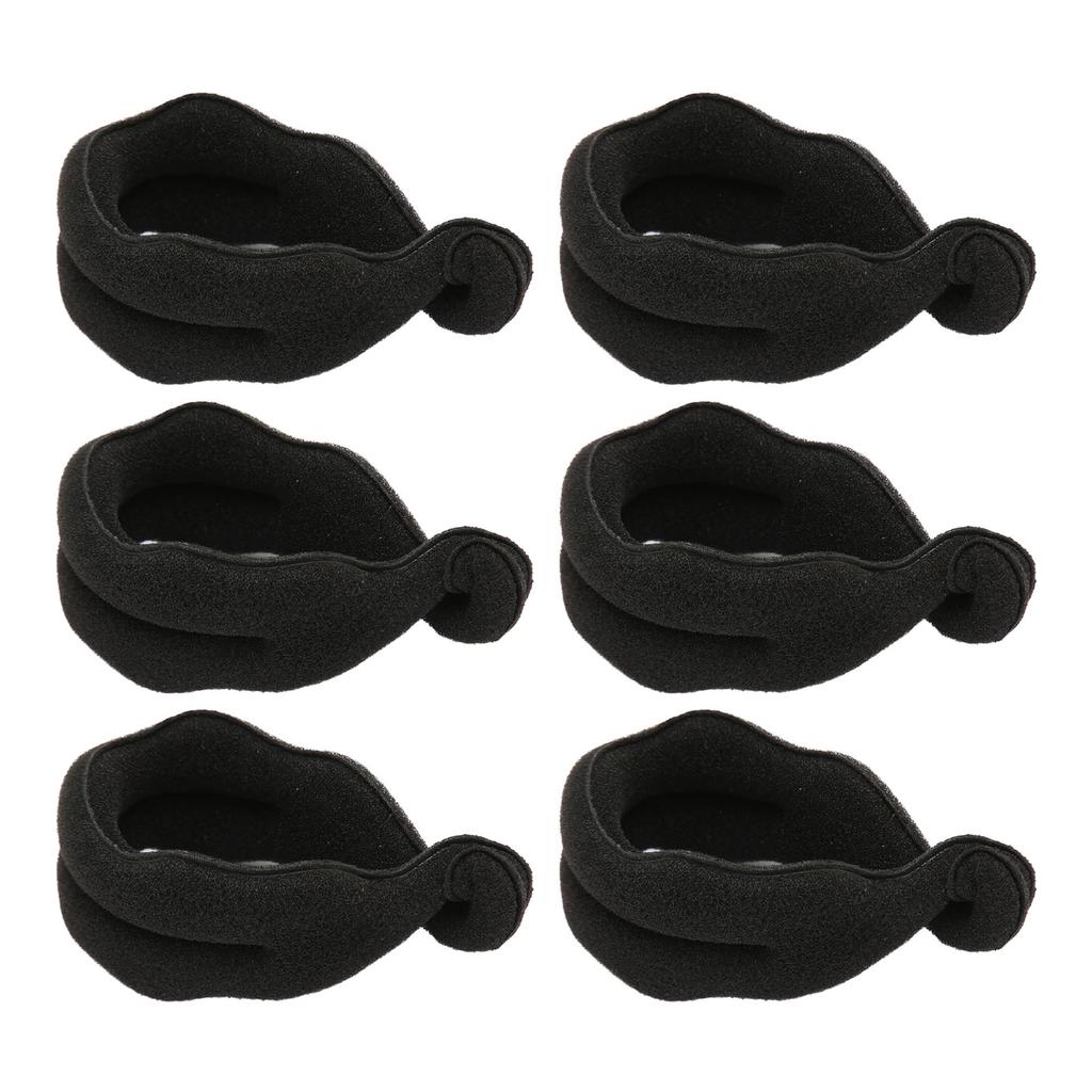 10PCS Hair Bun Maker Minimalist Lightweight Comfortable Sponge Bun Hair Tool for Hairstyle Styling