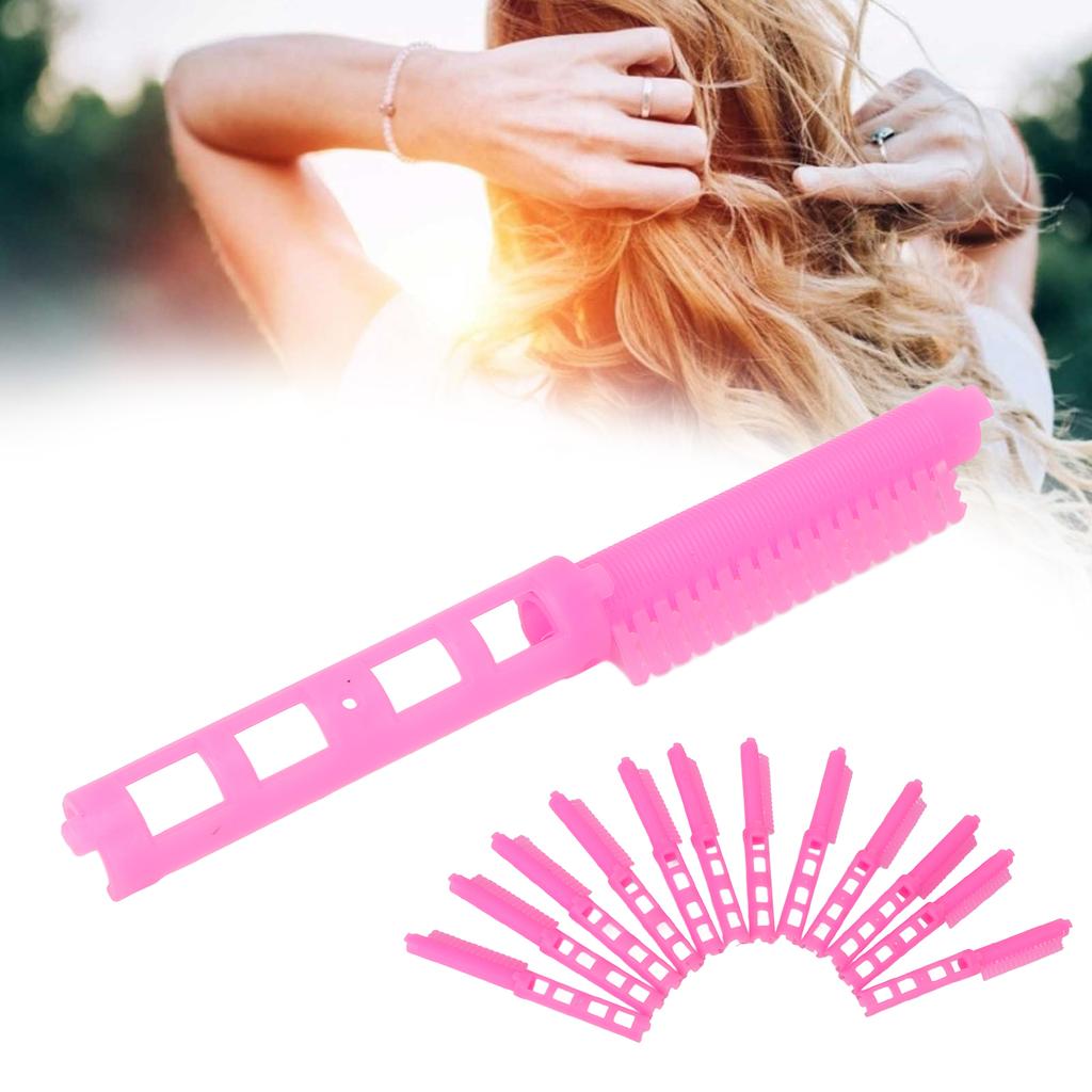 12 Piezas de Rizadores para Raíz del Cabello Clip Hueco para Permanente del Cabello Accesorio de Estilismo para Peluquería
