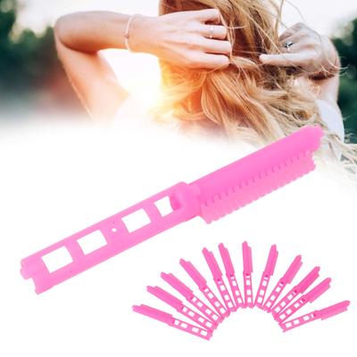 12 Stück Haarwurzel Dauerwellwickler Hohl Haar Dauerwellklemme Haarstyling Zubehör für Friseursalon