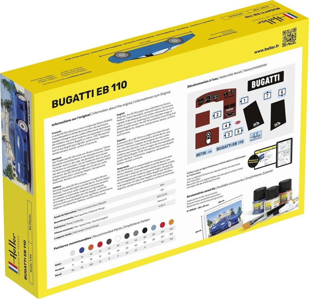 Bugatti EB110 Plastic Model 1/24