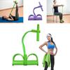 Durable Fitness Gum 4 Tube Resistance Bands For Effective Sit-up Pull Rope Exercises