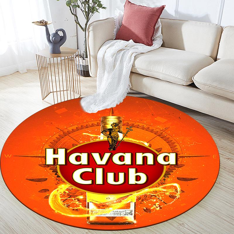 Cartoon Print Round Area Rug,Carpet Rug for Living Room Bedroom Sofa Playroom Decor,Non-slip Floor Mat