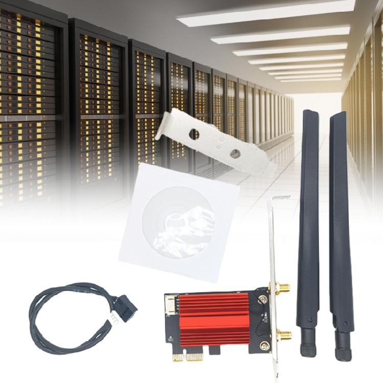 1200mbps WiFi 5 Wireless Adapter Networking Card Double Band 2.4G/5GHz 802.11AC Bluetooth-compatible Desktop