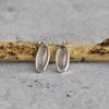 Sterling Silver Rose Quartz Fancy Earrings // Rose Quartz Dangle Earrings // Rose Quartz Cabochon Earrings // Gemstone Dangle Earrings Gift