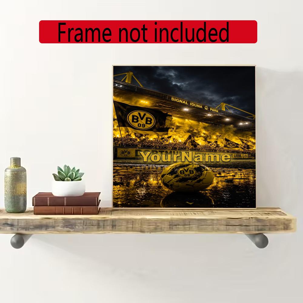 Galatasaray Personalized Name Round Diamond Painting Kit Diamond Embroidery Painting Rhinestones Mosaic Frameless Handwork Decoration Arts
