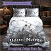Personalized 3Pcs Bedding SetThe Weeknd Custom Text Duvet Cover Pillowcase Set Bedroom Gift