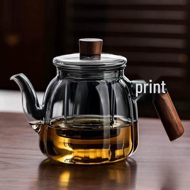 ZISIZ 2025 Heat-Resistant Large Capacity Glass Teapot