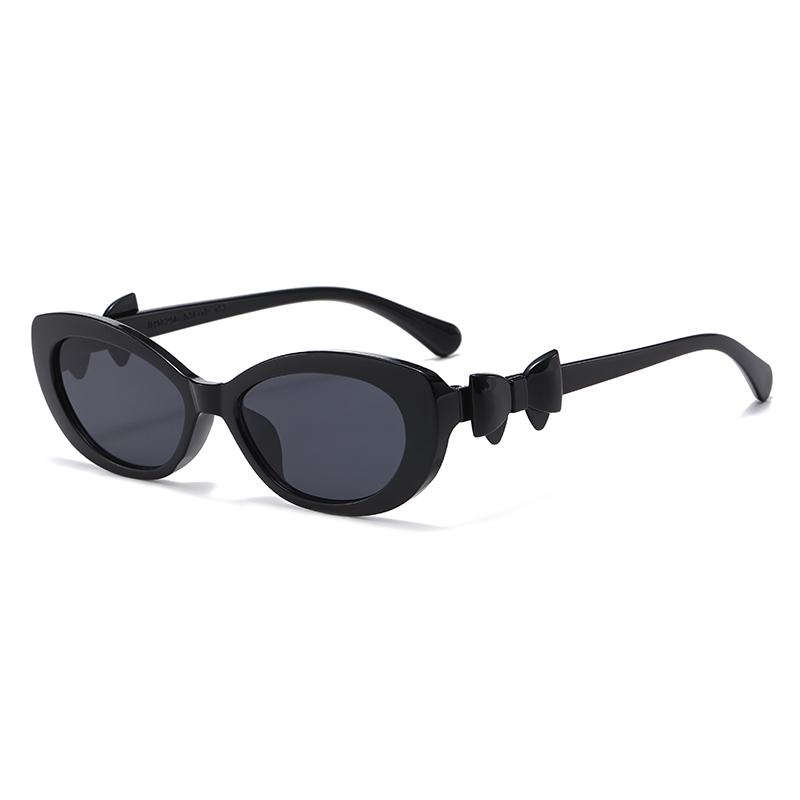 

Fashion Small Cat Eye Sunglasses Lovely Women Black Bow Decoration Party Travel Beach Ins Popular Sun Shades Ladies Sun Glasses чёрный