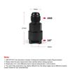 Fuel Line EFI Adapter Fitting 6AN AN6 AN-6 Male To 3/8" Quick Disconnect Push Hardline