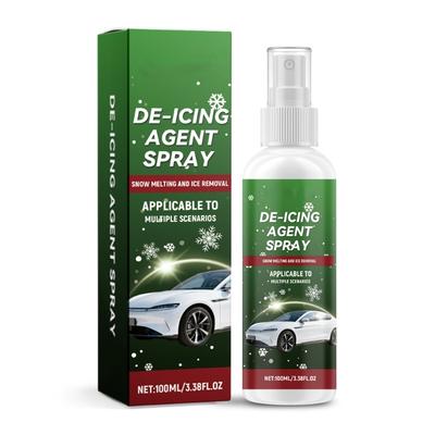 Instantly Defrosting Sprayer 100ml Windshield Deicer For Auto Window Household Glass Application Anti Ice Formula