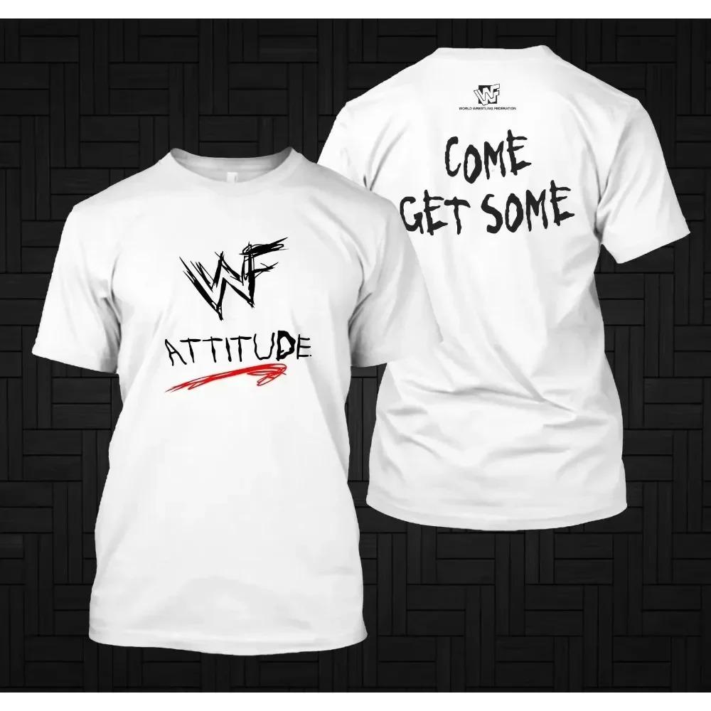 25ss Men's T-shirt Jacob Fatu Wolf Black New Wrestling Hot Selling New Summer Women Short Sleeve Cotton Tee Casual Oversized Top