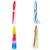 10Pcs Multicolor 8cm Squid-Shaped Fake Lure Bionic Soft Bait for Outdoor Fishing