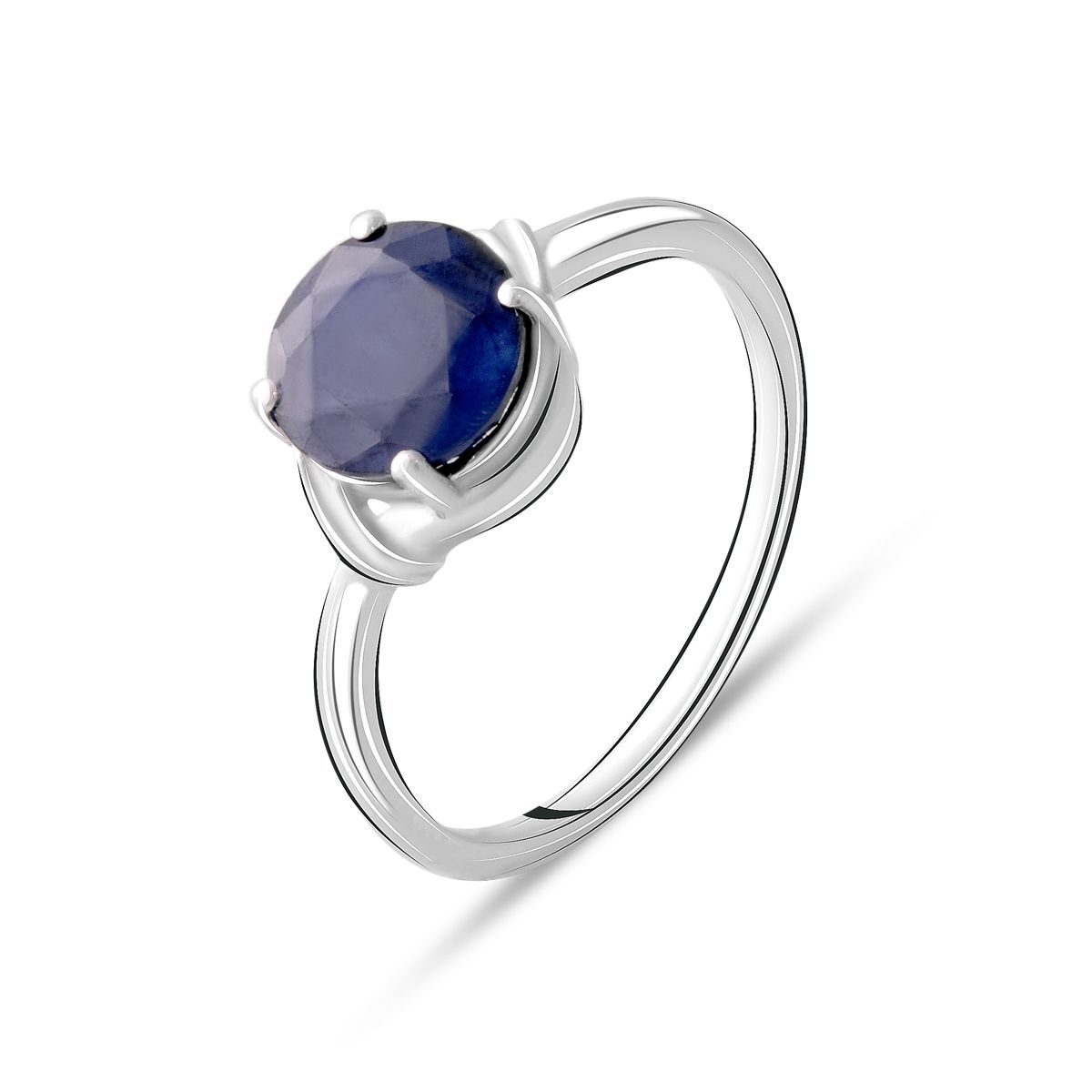 

Срібна каблучка з натуральним сапфіром 2.392ct (2073437) 17.5