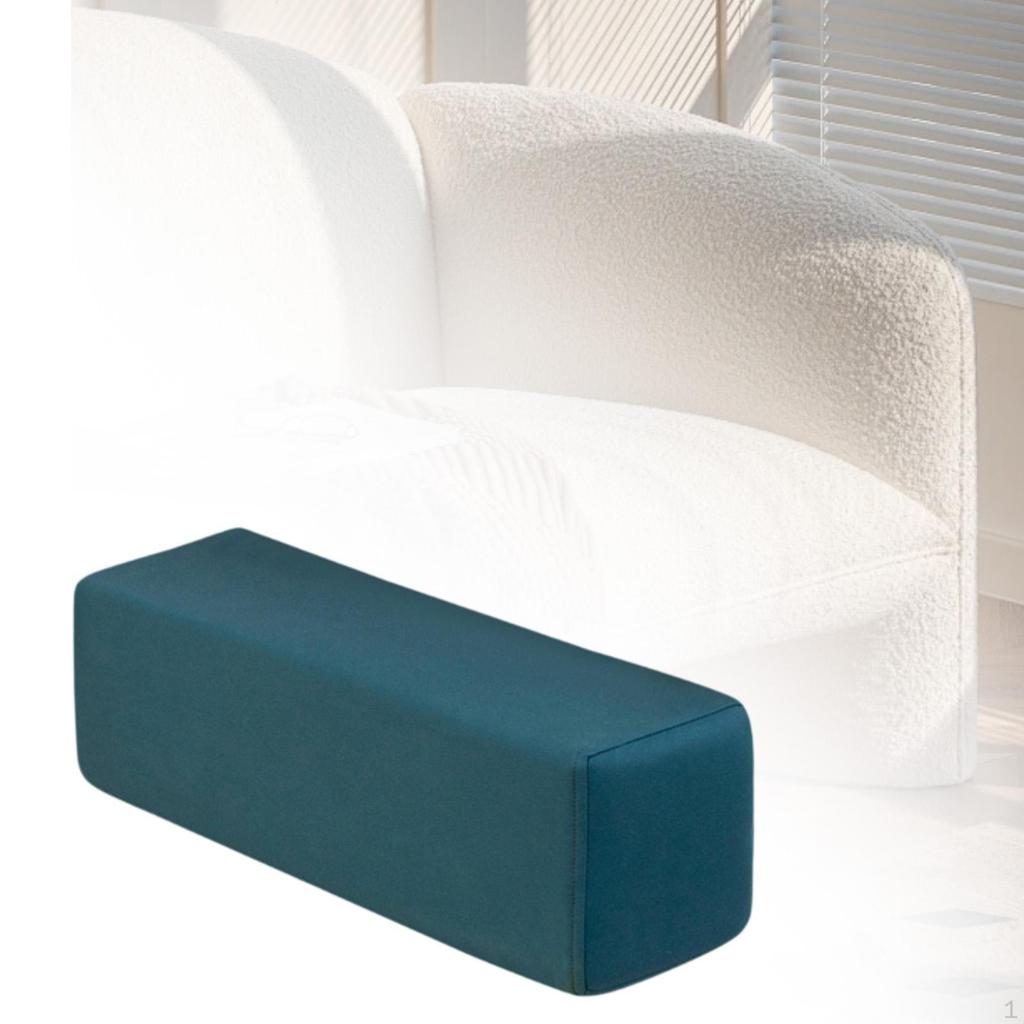 Arm Rest Pillow Armrest High Density Foam with Removable Pillowcase Cushion Pad for Couch Armchair