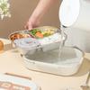 LEXIAOMAN 304 Stainless Steel Insulated Divided Bento Box