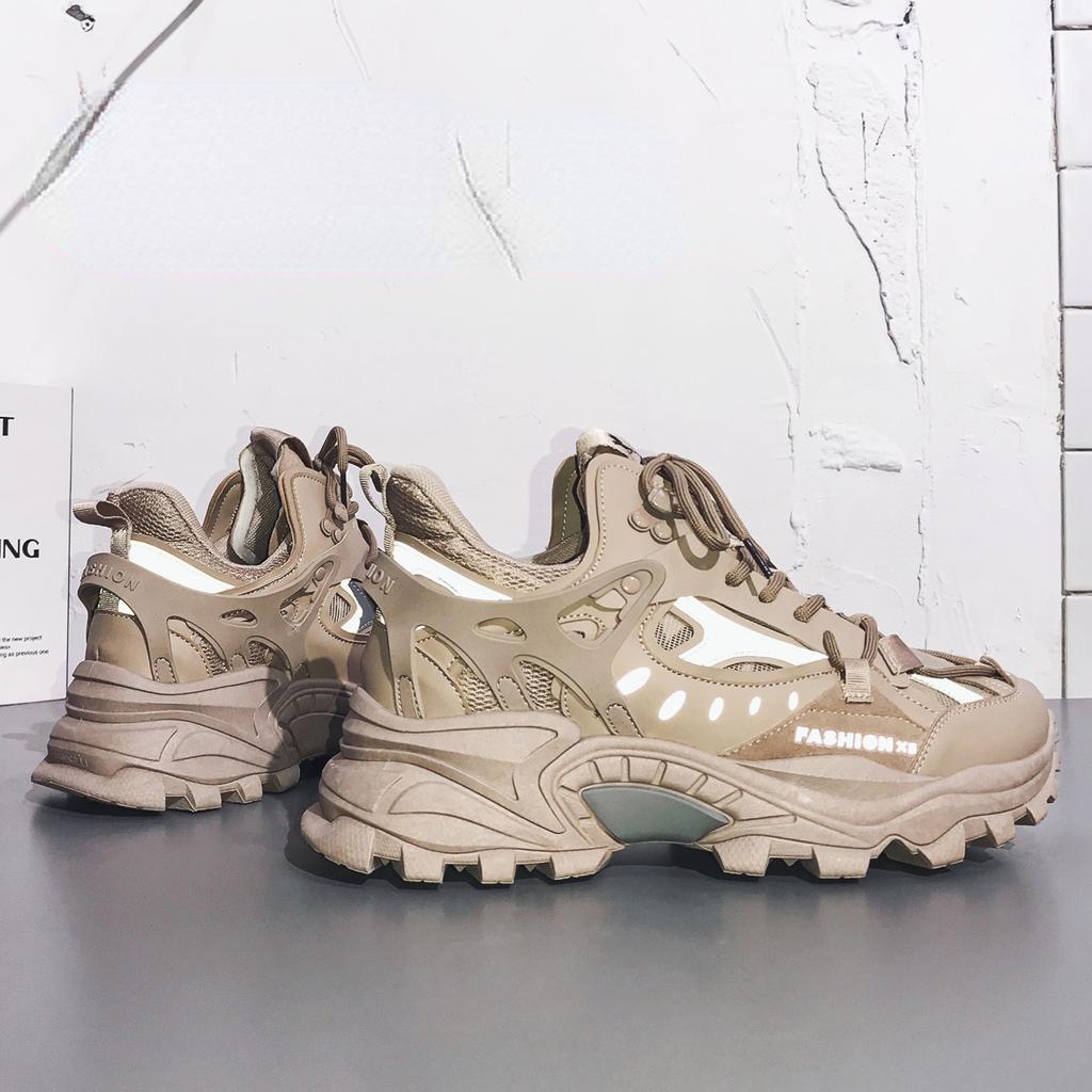 Schuhe für Männer Vulkanisierte Schuhe Plattform Atmungsaktive Turnschuhe Herbst Schwarze Laufschuhe Männliche High Fashion Zapatos Hombre