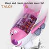Electric Airplane Toy with Music Light 360 Degrees Rotation Intelligent Obstacle Avoidance Kids Stunt Plane Toy Toddler Boys Girls Gift