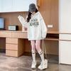 La Chapelle Bear Graffiti Fleece Hoodie