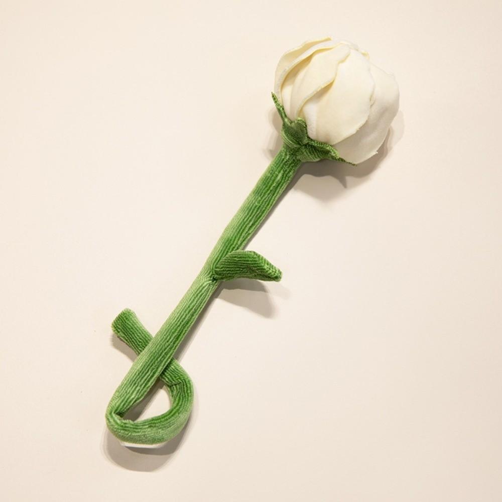 Twist Stick Handmade Felt Flower Bendable Wire Stem Flexible Iron Wire Artificial Floral Bouquet Artificial Single Stem Bouquet