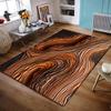 Layered Wood Grain Texture Design Non-slip Rug Suitable for Living Room and Bedroom Sofas