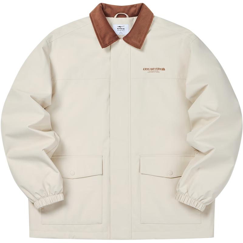 

Erke Men s Casual Padded Lapel Jacket XXL