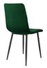Dexter Upholstered Chair, Dark Green Velvet