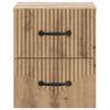 Wall Mounted Nightstand 2 pcs Artisan Oak 34.5 x 33 x 40 cm