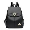 Popular Metal Flower Backpack New Style Trendy Diamond-set High-quality Women's Backpack Fashion Student Leather School Bag
