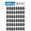 60pcs Self-Sealing Vacuum Tyre Repair Rubber Nails Heavy Duty Quick Fix Tools for Car Truck Motorcycle Scooter Bike