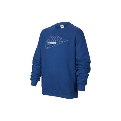 Nike Sweatshirt Buch Rundhals Lässig Langarm Kinder Oberteile Blau FN9095476