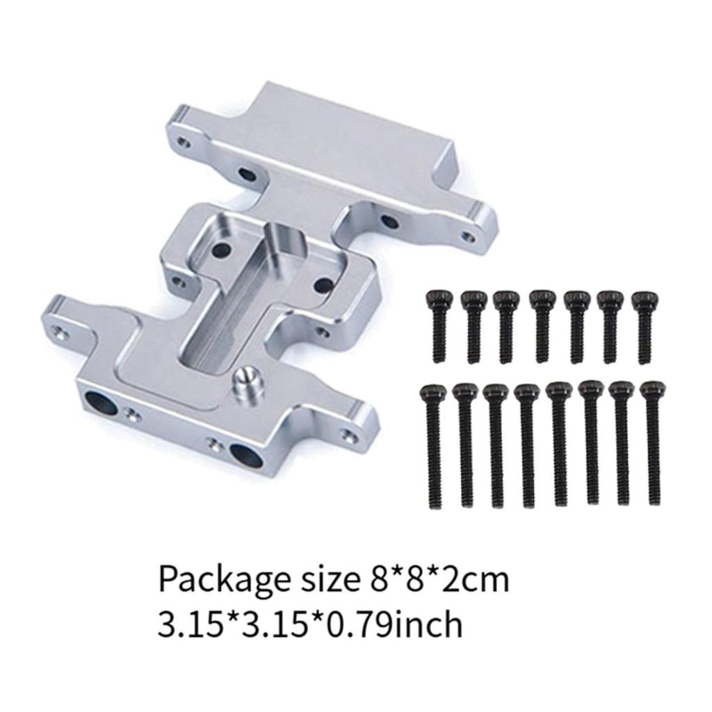 Aluminium Skid Plate for 1:24 RC Crawler Car Gearbox Component Upgrade