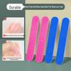 Dual-Color Disposable Nail File Strips - Red & Blue Buffing and Sandpaper Double-Sided Manicure Files.