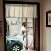 Short Curtain With Colorful Tassels For Home Decors Semi Sheer Window Drape Valance Panel Easy Installation Rod Pocket
