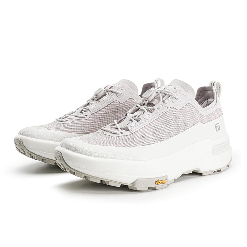 Fila Explorer 4 Fashion Minimalist Comfortable Fitting Outdoor Versatile Thick Sole Trail Running Shoes Women Sneaker Fog-Gray A12W631201FVA